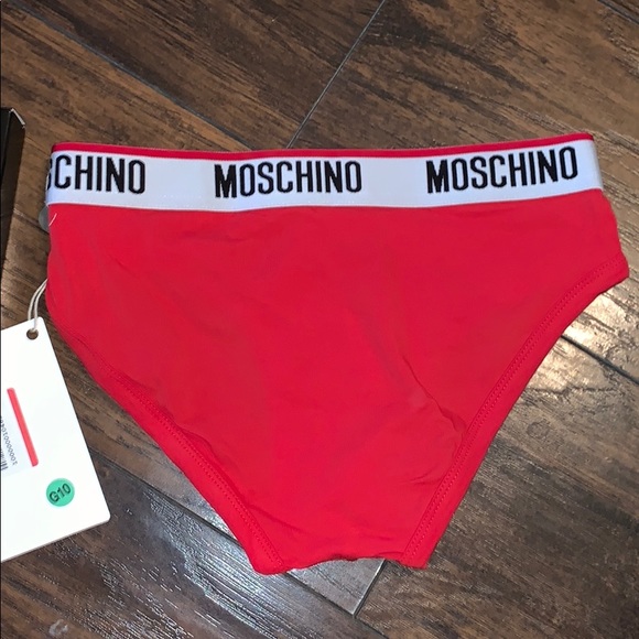 New moschino red logo brief underwear size small - Picture 6 of 8